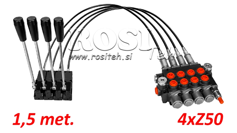 KIT 4xZ50 + JOYSTICK 1 ПОЗИЦИЯ L1500