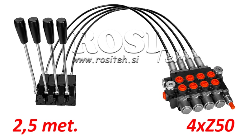 KIT 4xZ50 + JOYSTICK 1 ПОЗИЦИЯ L2500