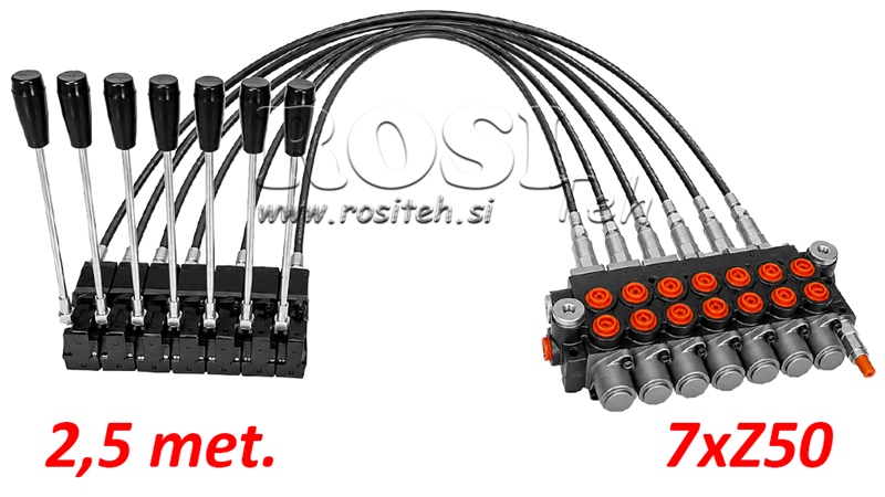 KIT 7xZ50 + JOYSTICK 1 ПОЗИЦИЯ L2500