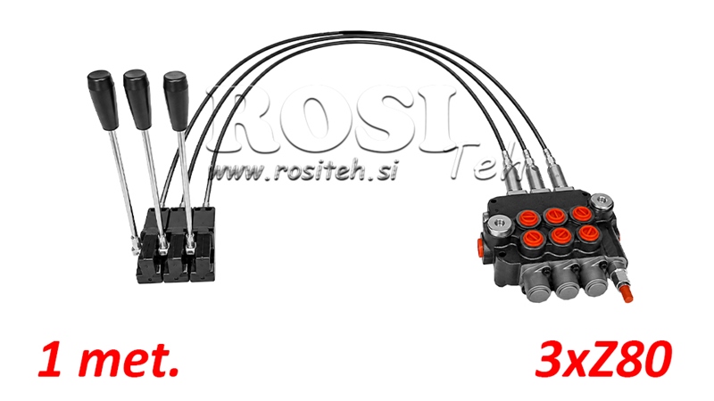 KIT 3xZ80 + JOYSTICK 1 ПОЗИЦИЯ L1000
