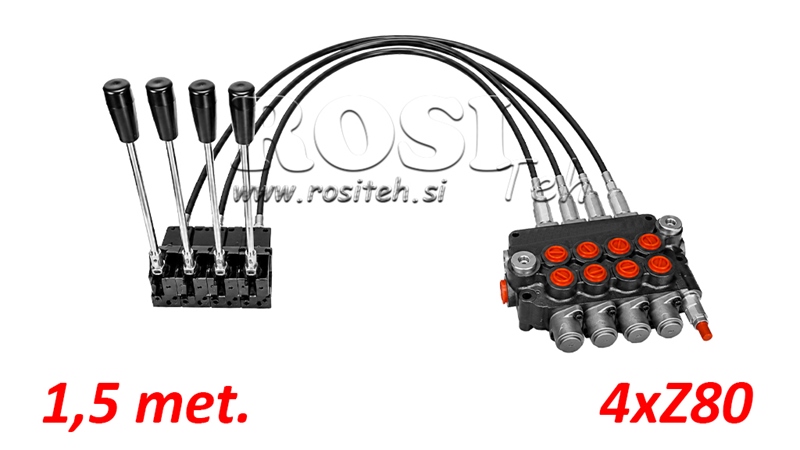 KIT 4xZ80 + JOYSTICK 1 ПОЗИЦИЯ L1500