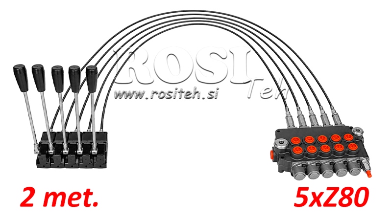 KIT 5xZ80 + JOYSTICK 1 POZ L2000