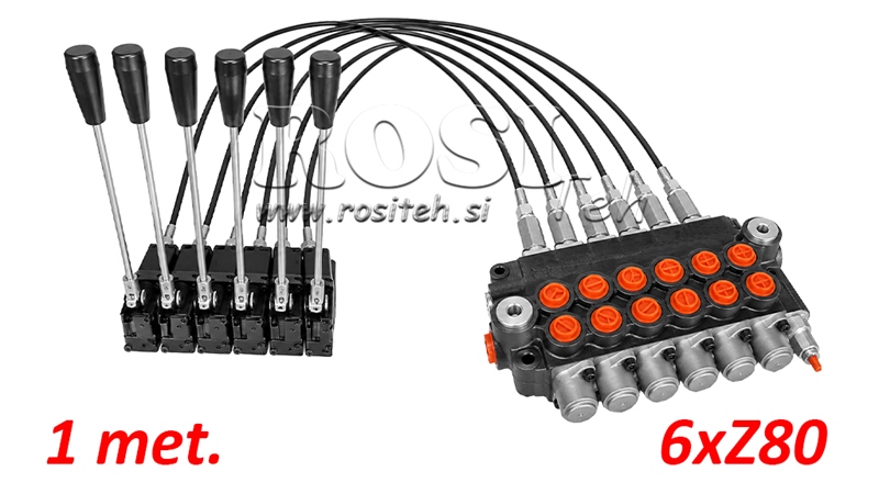 KIT 6xZ80 + JOYSTICK 1 POZ L1000