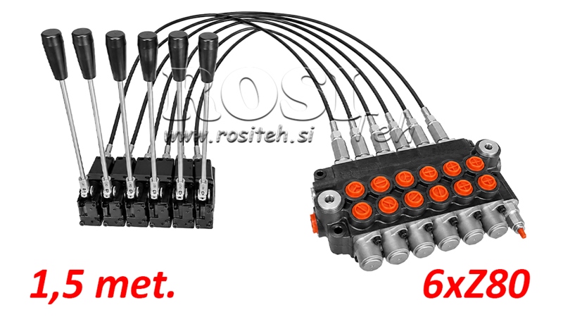 KIT 6xZ80 + JOYSTICK 1 ПОЗИЦИЯ L1500