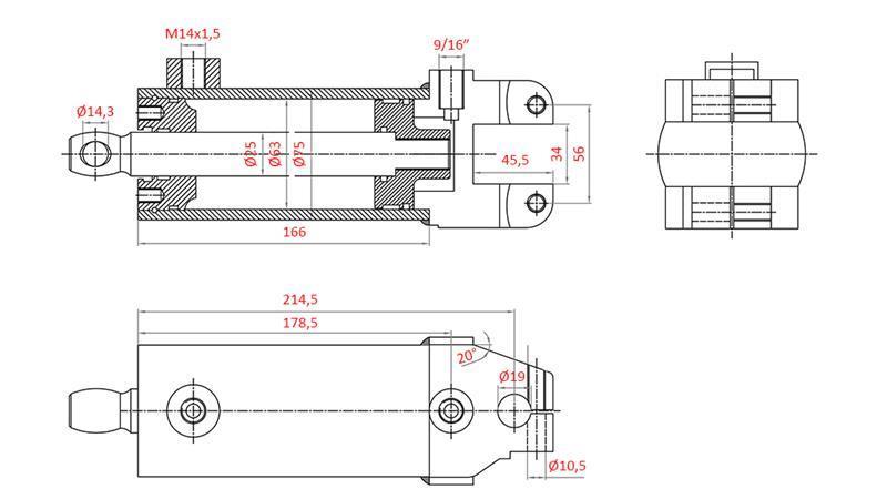 HYDRAULICKÝ RIADIACI VALEC MASSEY FERGUSON OEM-1605121M91, 1605121M92 532193M91, 3773711M91
