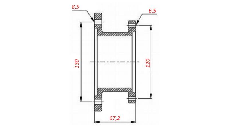 ZVON PRE HYDRAULICKÉ ČERPADLO - PRIAME MONTÁŽ
