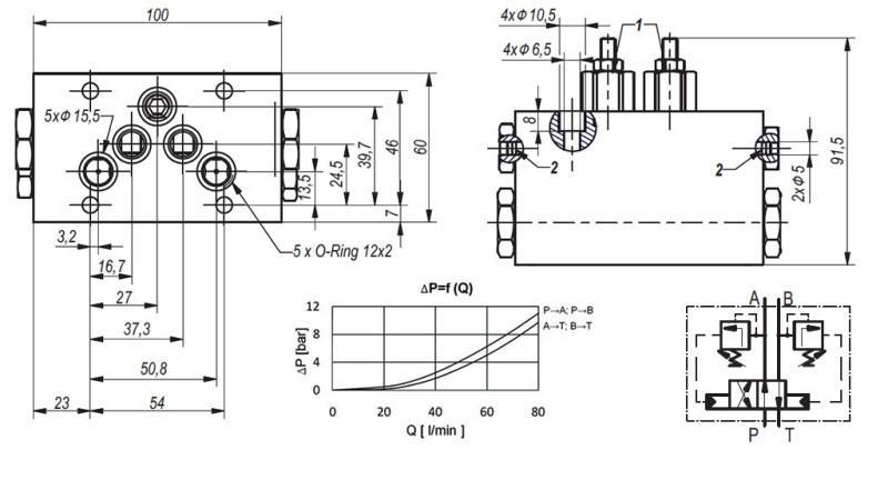 ΥΔΡΑΥΛΙΚΗ ΒΑΛΒΙΔΑ ΡΟΤΑΡΙΑΚΗ ΜΗΧΑΝΙΚΗ ΓΙΑ ΒΟΥΡΤΣΑ HLEVSKE CETOP5 4/2 RHA
