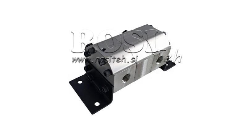 HYDRAULICKÉ OZUBENÉ ČERPADLO PRÚDU 2/1 (6.4-13.2lit - max.240bar) 3.1cc/SEG