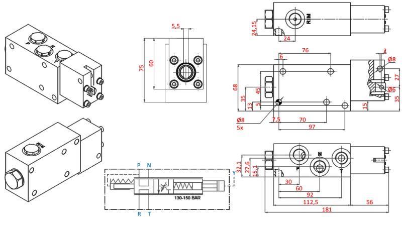MECHANICZNY ZAWÓR HAMULCOWY PROPORCJONALNY DO TRAKTORA