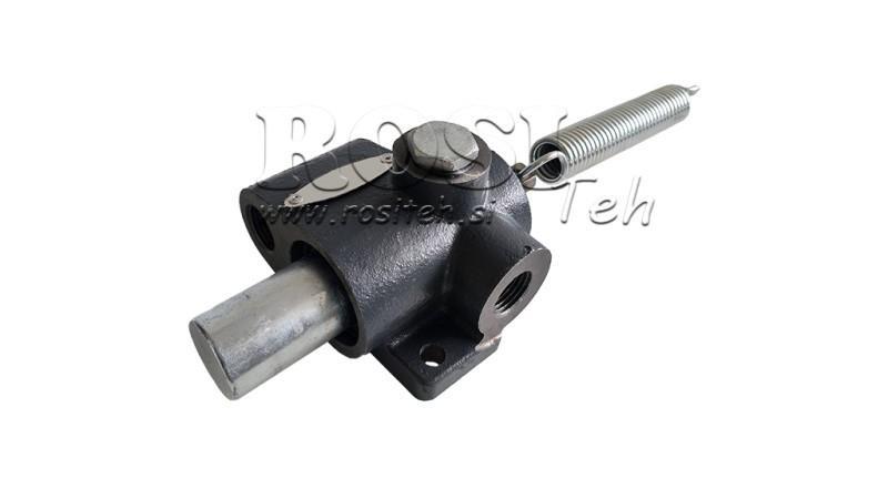 Ventil na konci výsypky 1/2 - normálne otvorený - ECO