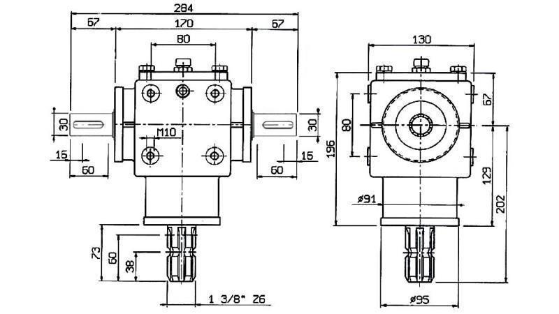 ΓΕΝΙΚΟ ΓΡΑΝΑΖΙ PTO-R20T 1:2 (25HP-18kW)