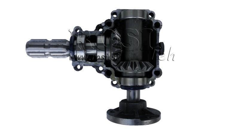 ÚHELNÍ PŘEVODOVKA PRO KRUHOVÉ LEVÉ