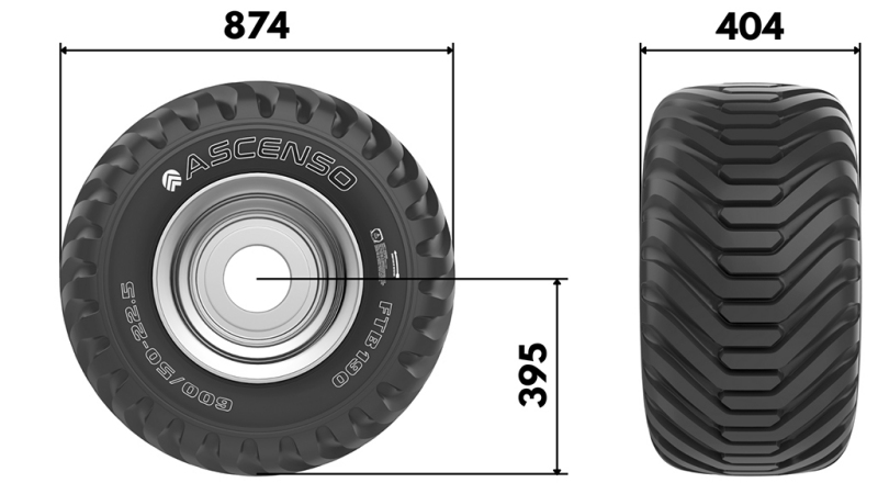 400/60-15,5 PNEUMATIKY TR 882 16pl S KOLESOM 13,00X15,5