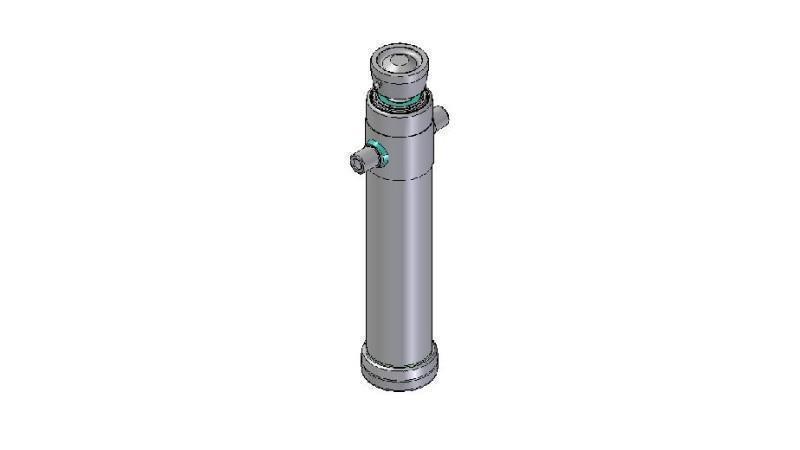 4027S -TELESCOPIC CYLINDER STANDARD/BALL 2 STAGES STROKE 1095 DIAMETER 124