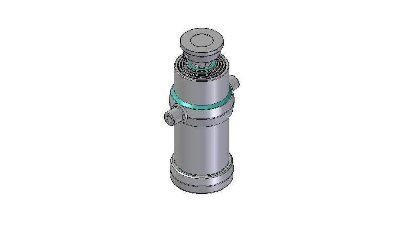 4082S -TELESCOPIC CYLINDER STANDARD/BALL 4 STAGES STROKE 1470 DIAMETER 190