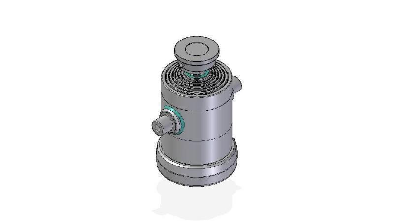 7031S - TELESCOPIC CYLINDER STANDARD/BALL 7 STAGES TRAVEL 1737 DIAMETER 240