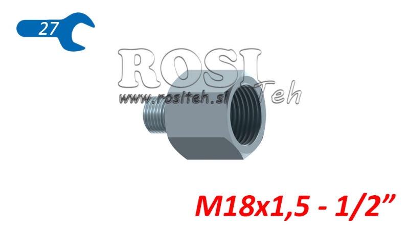 HIDRAVLIČNI ADAPTER MOŠKI-ŽENSKI 18x1,5 - 1/2
