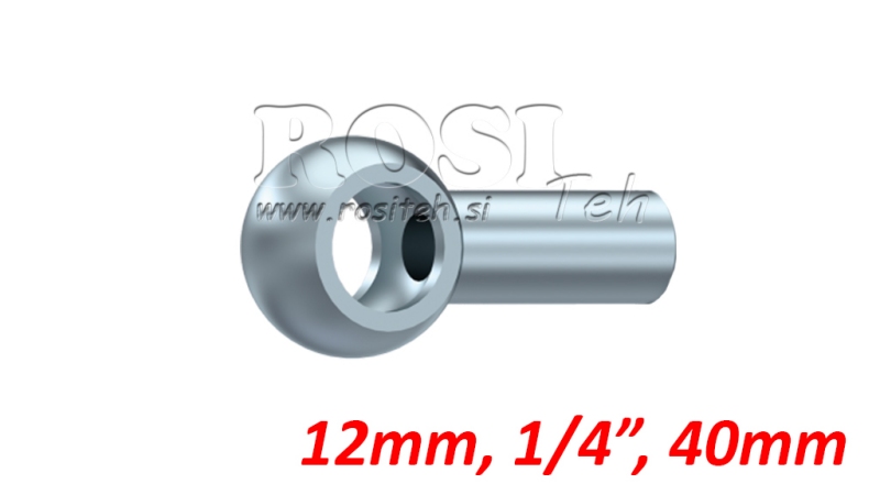 KOVOVÁ HADICE BANJO 1/4 40mm