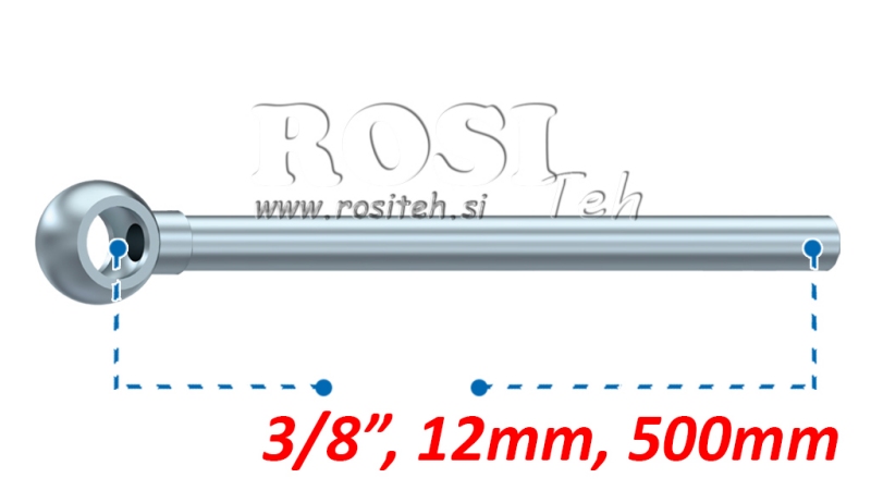 МЕТАЛЕН МАРКУЧ БАНДЖО 3/8 500mm