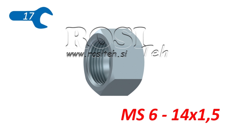 ΥΔΡΑΥΛΙΚΗ ΝΑΤΡΑ MS 6 - 14X1.5