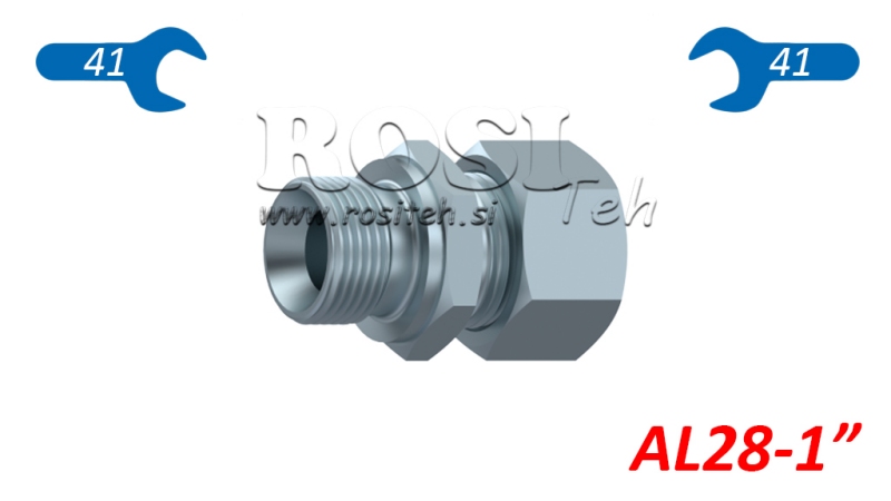 HYDRAULICKÝ VÁLEC DVOJČINNÝ S MATICÍ AL28-BSP1