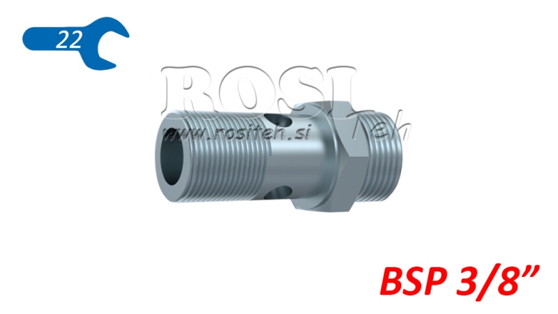 HIDRAVLIČNI VOTLI VIJAK BANJO BSP3/8 S PODALJŠANIM NAVOJEM