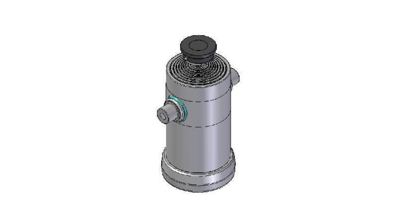 9035S - TELESCOPISK CYLINDER STANDARD/BOLL 9 STEG SLAG 3607 DIAMETER 270