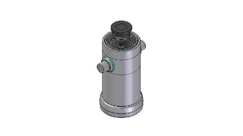 9036S -TELESCOPIC CYLINDER STANDARD/BALL 9 STAGES TRAVEL 3967 DIAMETER 270
