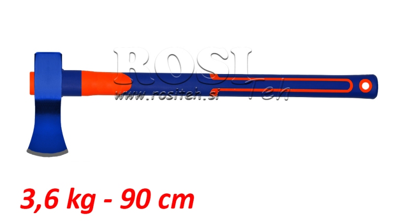 БРАДВА ЗА ЦЕПЕНЕ НА ДЪРВА С КАРБОНОВА ДРЪЖКА - A621 3,6 kg - 90 cm