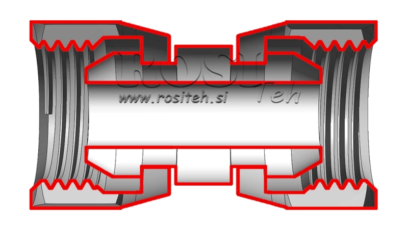 NUTKA OBROTOWA PODWÓJNA HYDRAULICZNA 3/8