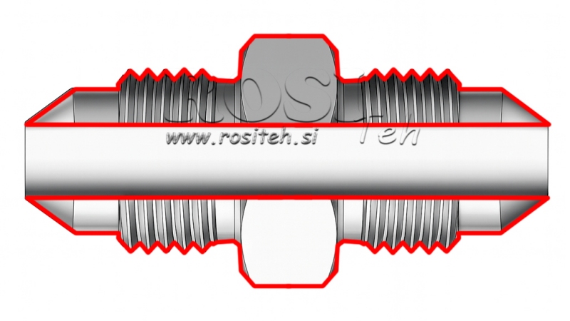 VANĂ HIDRAULICĂ DUALĂ JIC74° 3/4”-16 3/4”-16