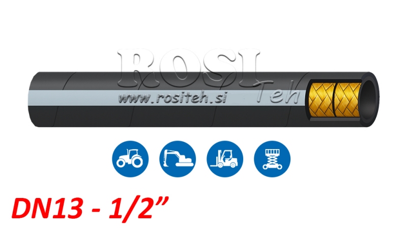 ХИДРАВЛИЧЕН МАРКУЧ DN13 2SN (1/2) 275BAR