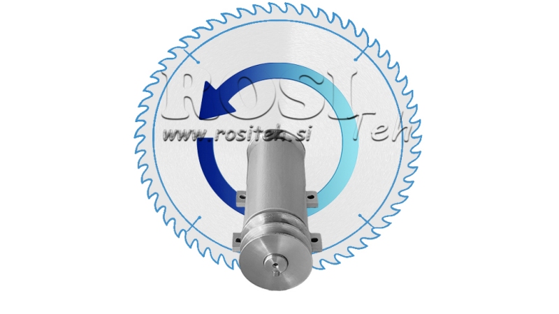 ΑΤΣΑΛΙΝΟΣ ΑΞΟΝΑΣ ΓΙΑ ΔΙΣΚΟΣ 400MM (ΑΡΙΣΤΕΡΟ ΣΠΕΙΡΩΜΑ)