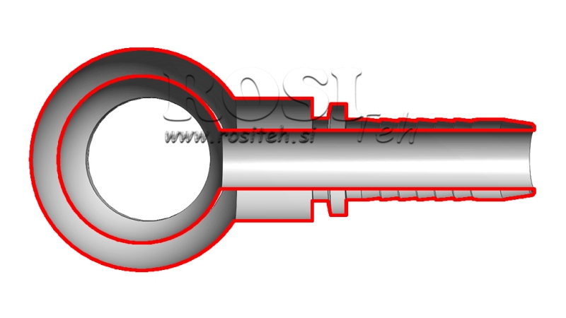 POŁĄCZENIE HYDRAULICZNE OCZKO DN6-M12X1,5