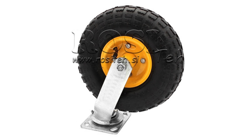 KOŁO PNEUMATYCZNE 27/30cm Z OBRACALNĄ PODSTAWĄ SC100