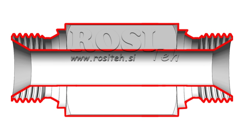 ADAPTATOR HIDRAULIC MASCUL-MASCUL 3/4