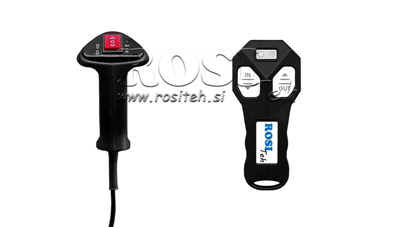 24 V ЕЛЕКТРИЧЕСКА ЛЕБЕДКА RS-20000 - 9100 KG - СТОМАНЕНО ВЪЖЕ - ECO