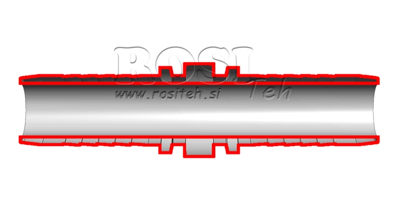 HYDRAULICZNY ELEMENT ŁĄCZĄCY DO RURY DN19