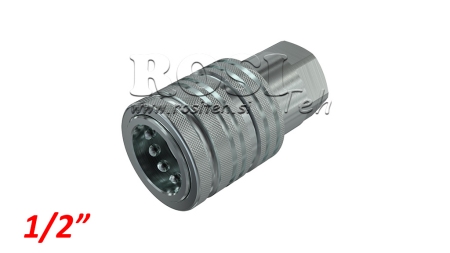 SZYBKOZŁĄCZE TRAKTOR ŻEŃSKIE PUSH - PULL 1/2