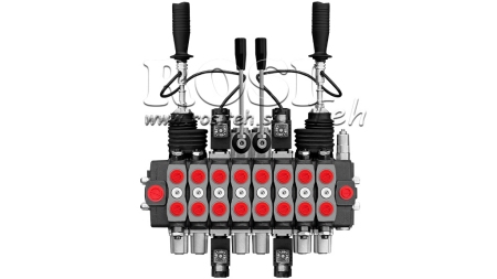 HIDRAVLIČNI VENTIL HIAB 8xPC70 + 2x JOYSTICK - ELEKTRO KRMILJENJE 12V