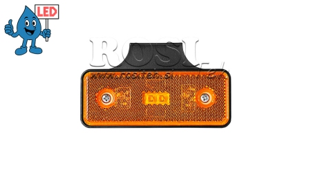 LED POZIČNÉ SVETLO ORANŽOVÉ 12V