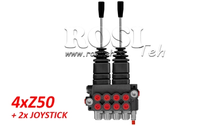 HID. VENTIL 4xZ50 + 2x JOYSTICK