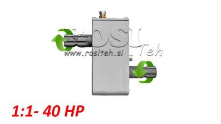 СКОРОСТНА КУТИЯ ЗА ТРАКТОР - ИНВЕРСИЯ 1:1 (40HP-30KW) МЪЖКИ-МЪЖКИ