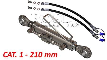 HYDRAULICKÝ TRETÍ BOD STANDARD - CAT. 1 - 50/30-210 (20-55 HP) (25,4/25,4 mm)