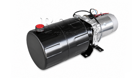 MINI AGGREGATO CILINDRICO 12V DC - 1,6kW = 2,1cc - 8 lit - montaggio unidirezionale (metallico)