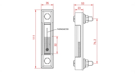 ΚΛΙΜΑΚΑ ΜΕΤΡΗΣΗΣ ΘΕΡΜΟΚΡΑΣΙΑΣ ΜΙΚΡΗ M10 - 76MM