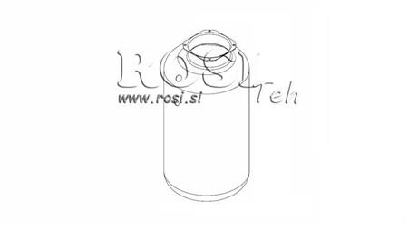 ΜΕΤΑΛΛΙΚΟΣ ΔΕΞΑΜΕΝΗ ΡΟΛΛΟ PP 20 ΛΙΤΡΑ ΟΡΙΖΟΝΤΙΑ-ΚΑΘΕΤΗ