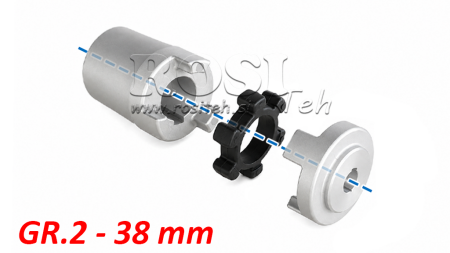 ELASTIKKUPPLUNG ND16 (5,5-9kW)  38mm/GR2