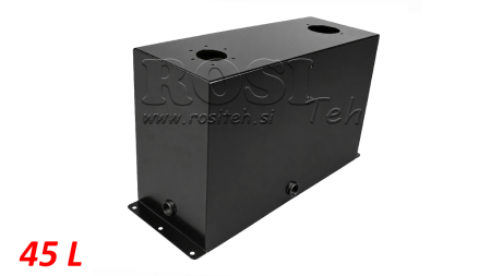 REZERVAR METALNI 45 LITRI KOCKA 400x255x600mm PRIPREMA ZA POVRATNI FILTER