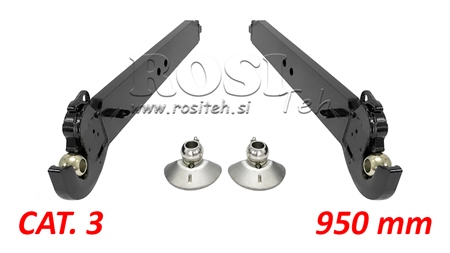 ДОЛНИ РАМЕНА ЗА ТРИТОЧКОВО ОКАЧВАНЕ CAT.3 - 120x35 mm - 950 mm (140 HP)
